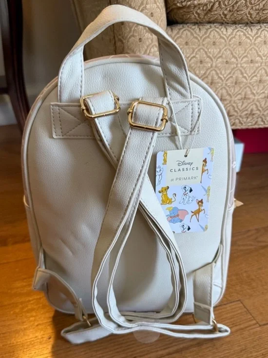 Disney Classics Beige Brown Bambi Deer Backpack Bag NWT - Picture 2 of 2